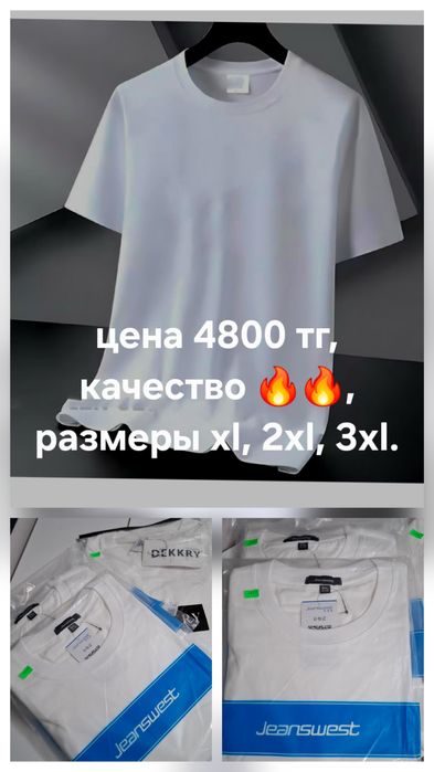 Футболки одотонные и  принтами