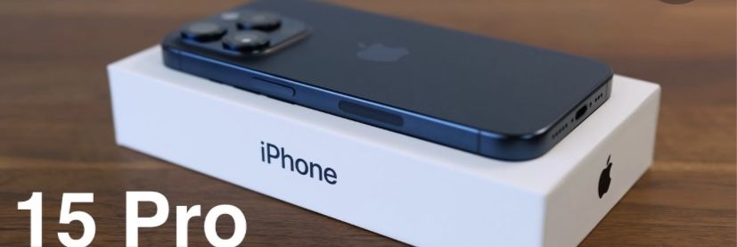 Iphone 15 pro blue titanium