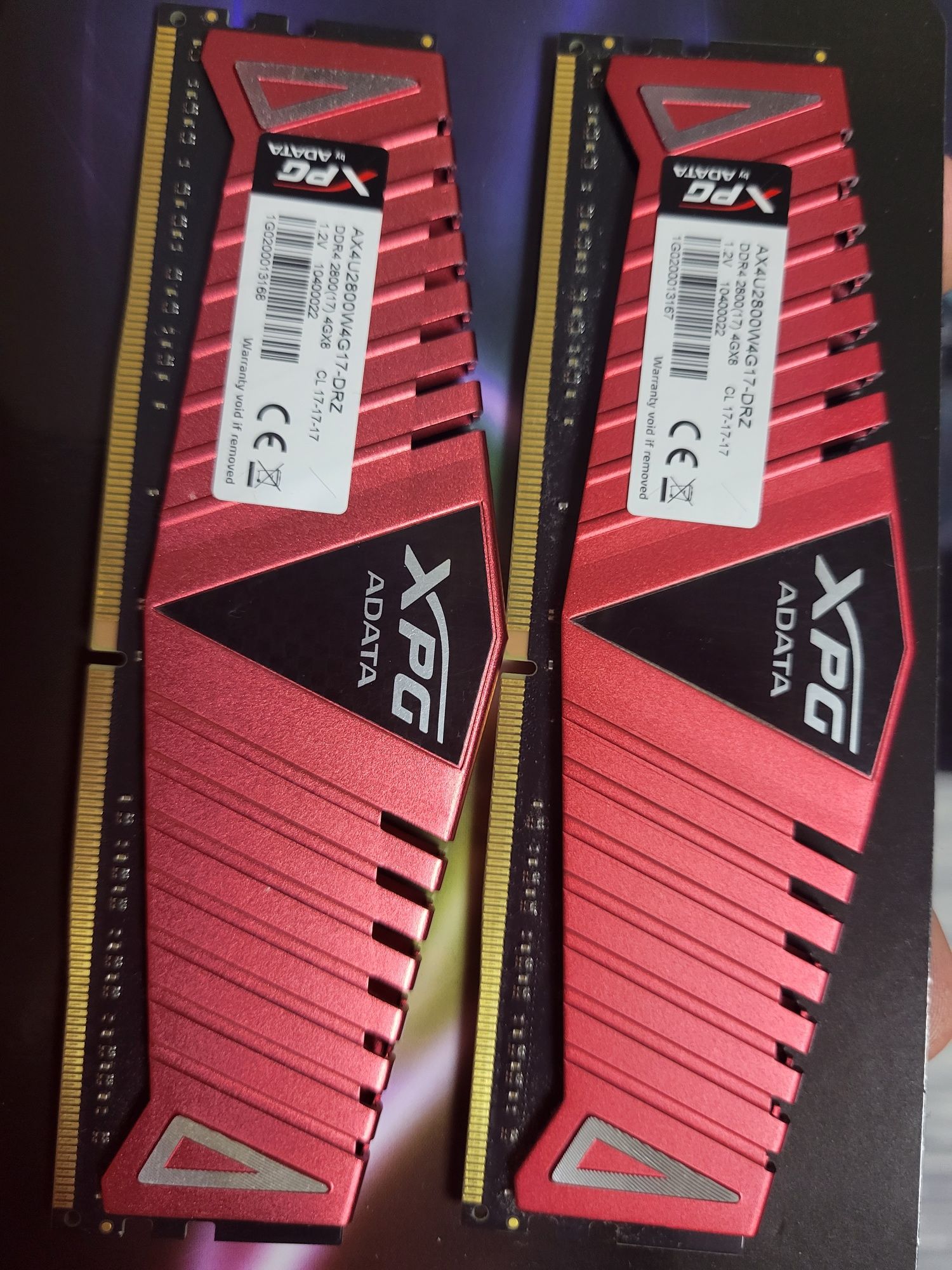 RAM памет ADATA 2 x 4GB DDR4 2800 XPG