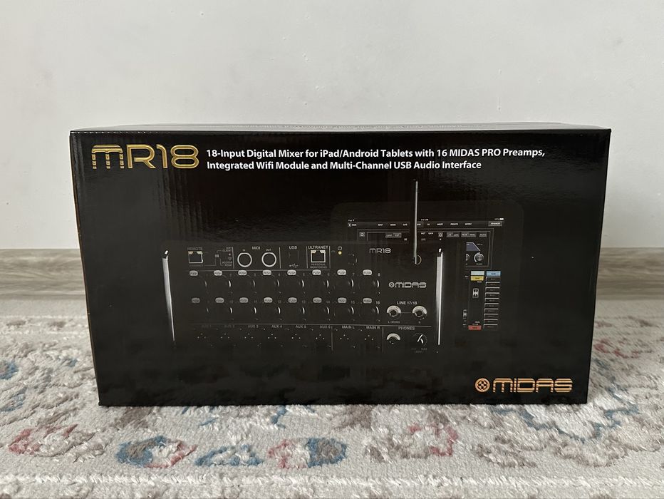 Продам новый цифровой микшерный пульт Midas MR18