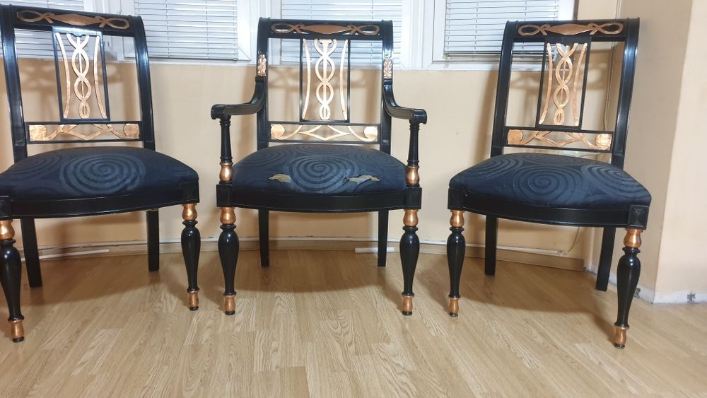 Три старинни кресла Regency Beaufort от Southwood Furniture Co