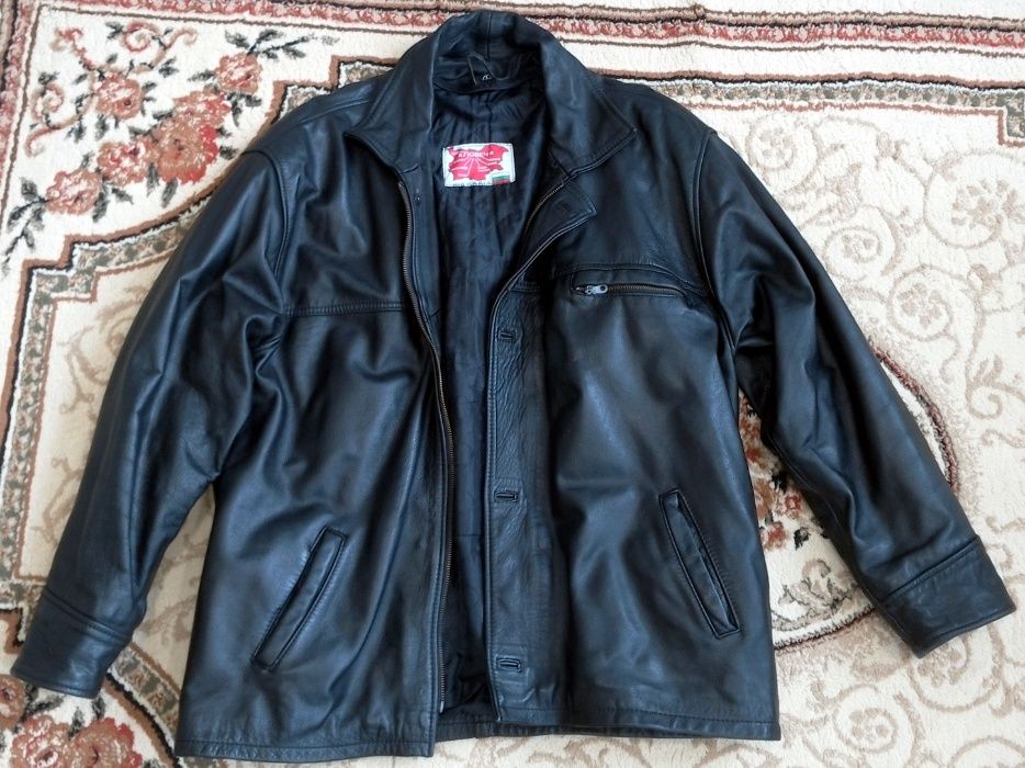 Качествено българско кожено яке, размер - L.