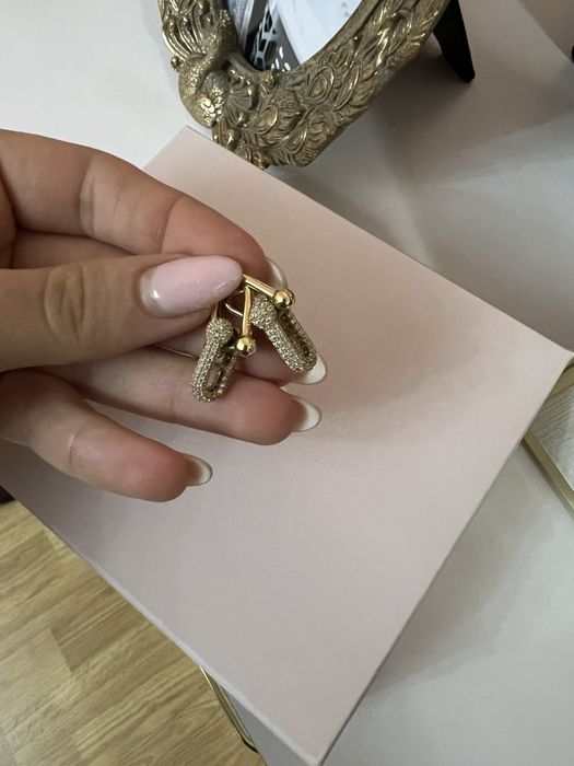 Cercei din aur model Tiffany-4,56 gr