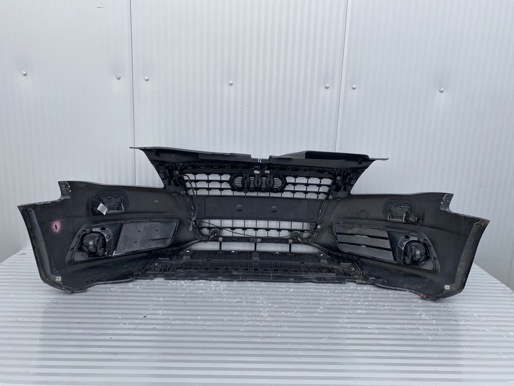 Bara fata Audi A4 B8 S-line cu splator far/senzorii/cod culoare  LZ9Y