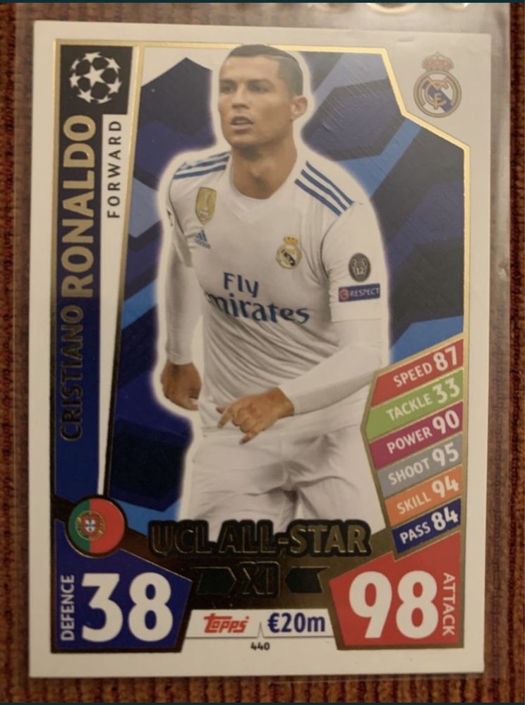 Cărți de colecție Topps Match Attax UCL 17-18