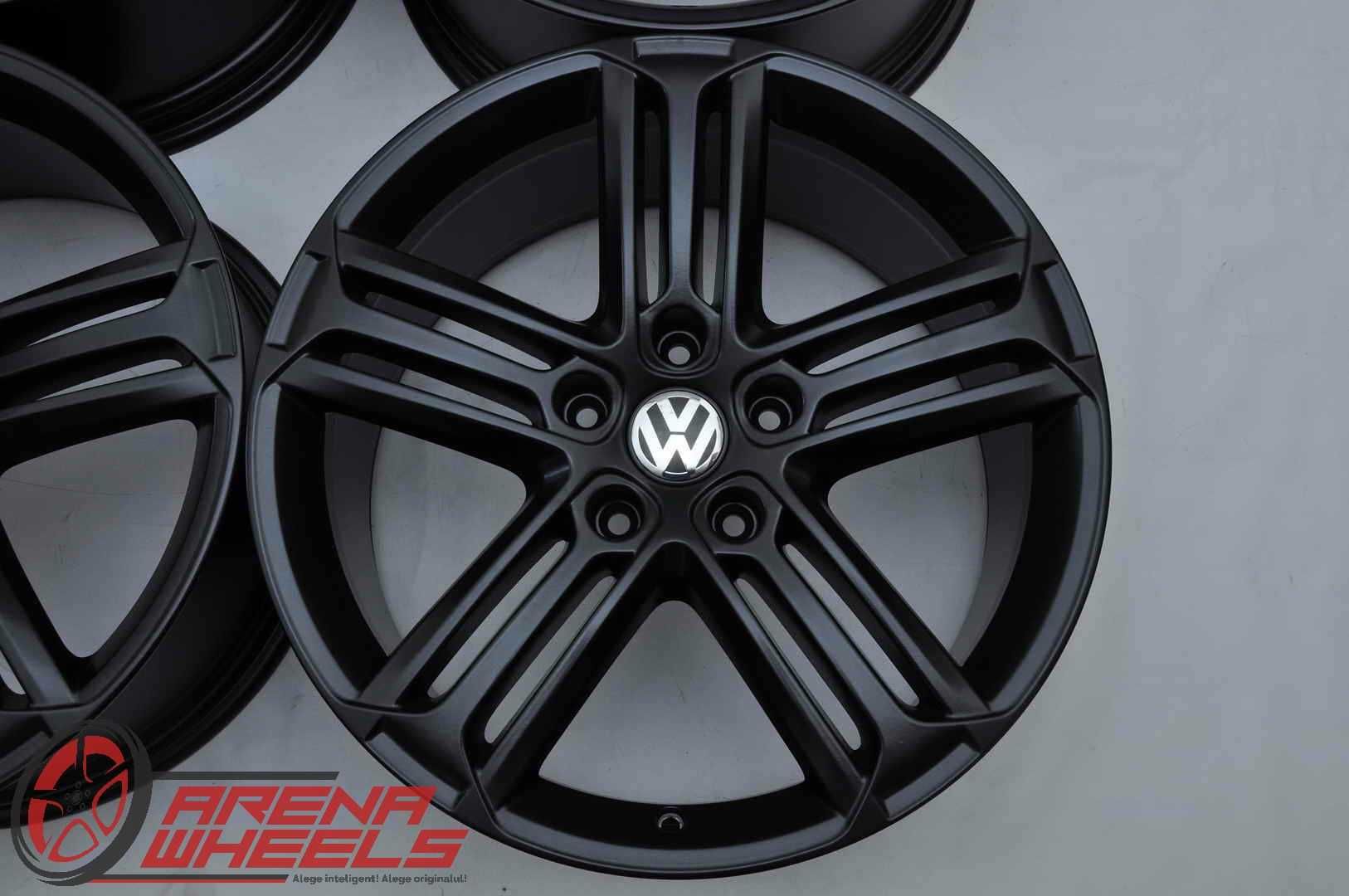 Jante 20 inch Originale VW Touareg 7P Talladega R20 Negru Mat