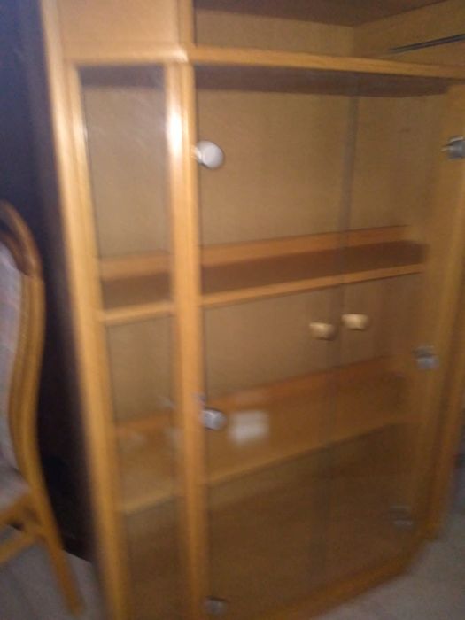 Vitrina lemn stejar