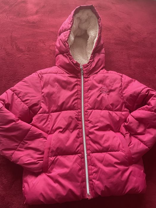 Geaca iarna fete United Colors of Benetton, marimea 7-8 ani, 130 cm