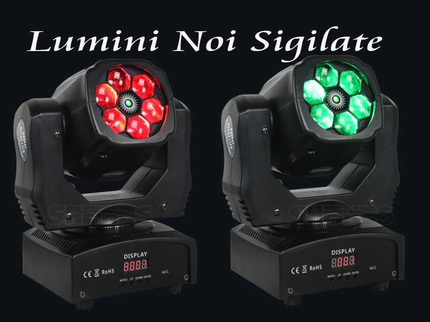 Moving Head Bee Eye 90W Beam Wash + Laser RGBW Sigilate Case Transport