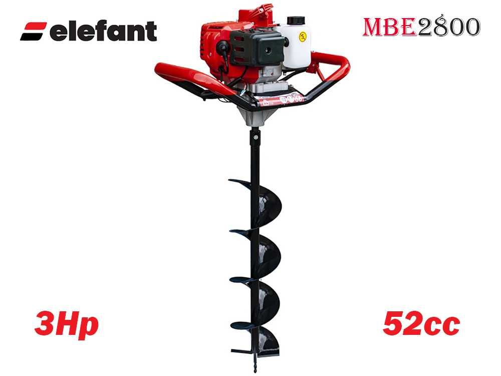 Моторен свредел Elefant MBE 2800, 3.8 к.с., със свредло 150 x 800мм