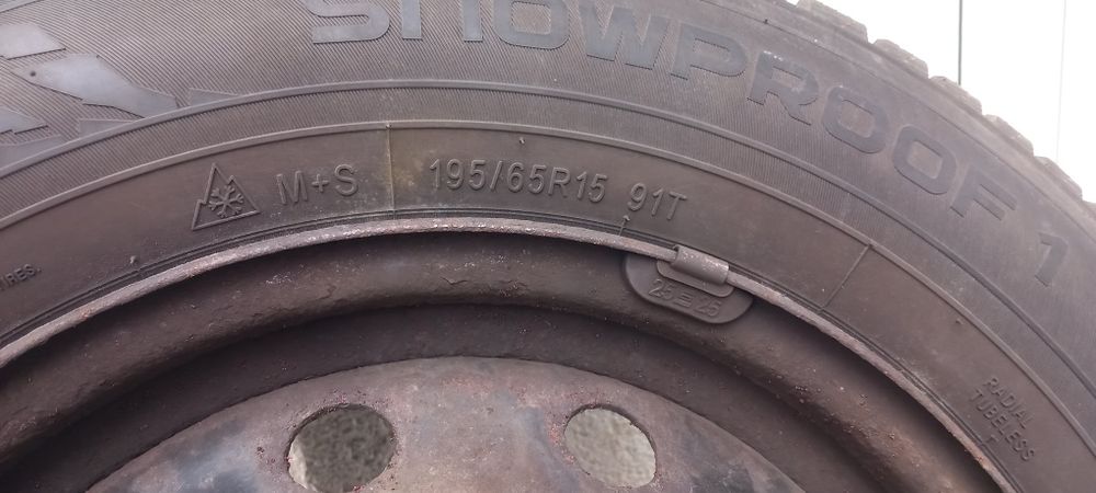 Set cauciucuri de iarna cu jante NOKIAN 195/65R15