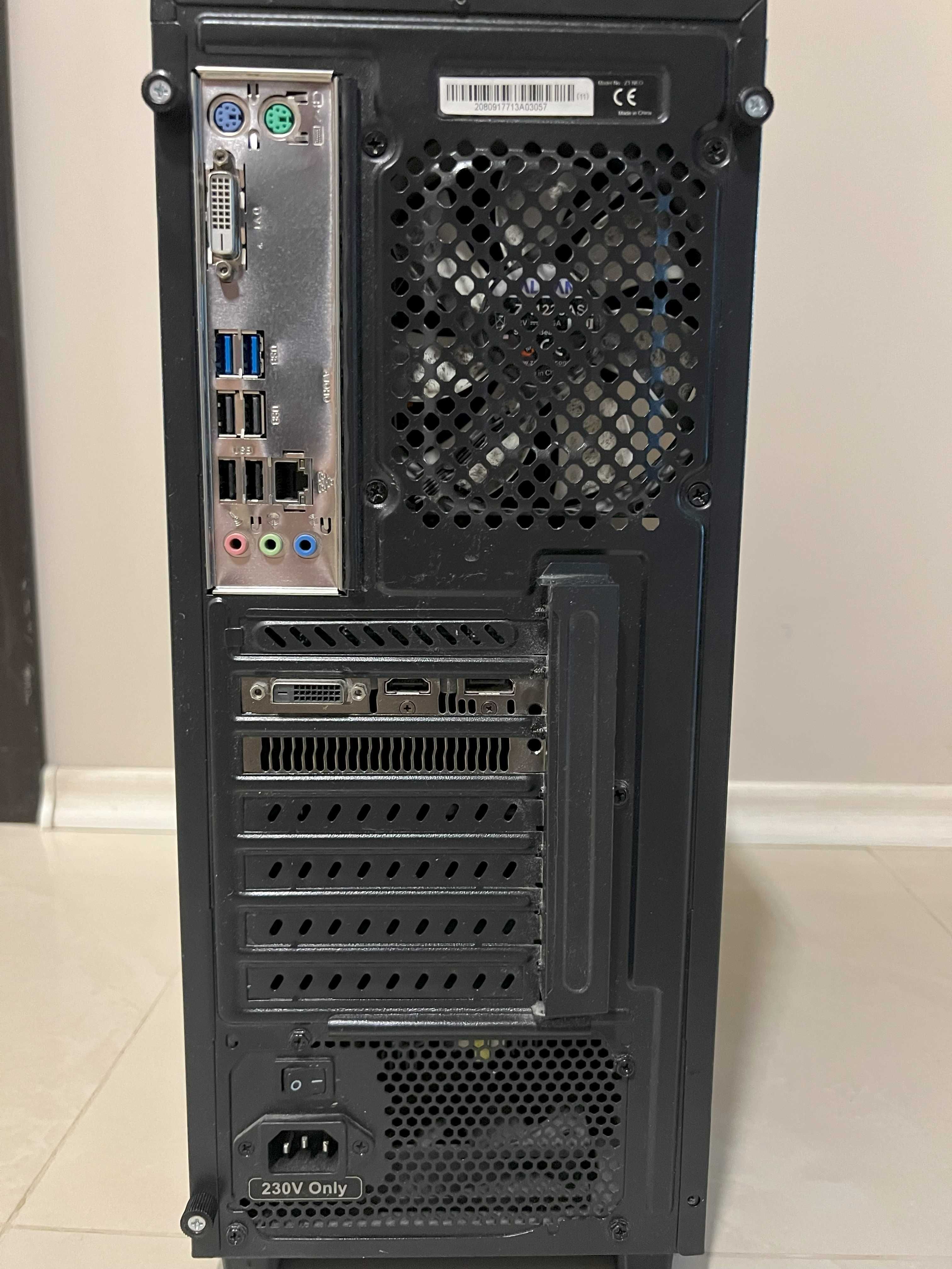 Настолен компютър ASUS,Intel Core i5-7400 3GHz, GTX1050Ti-4G, DDR4-8GB