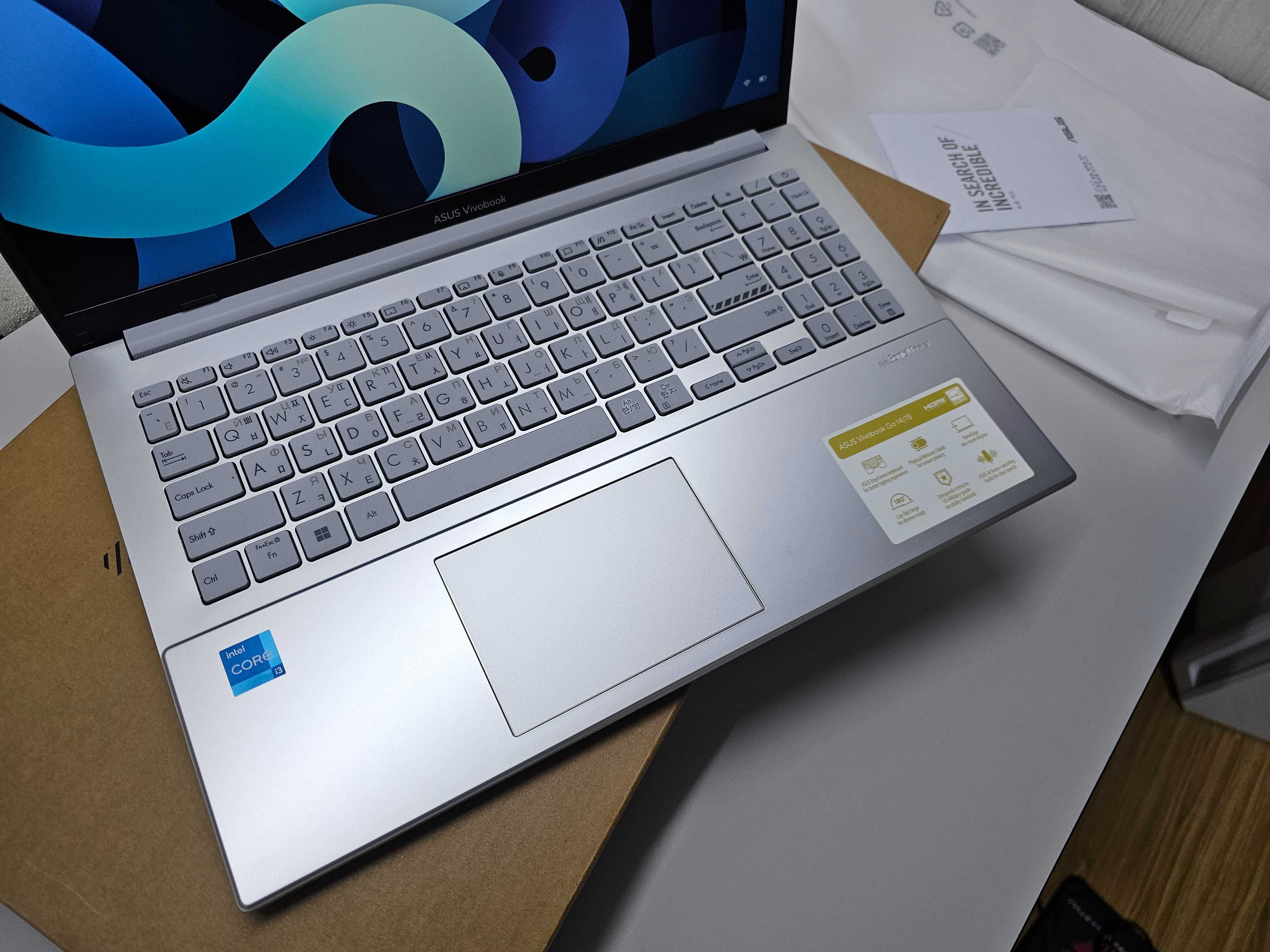 ПРОДАМ ASUS Vivobook Go E1504 Ноутбук Core™i3-N305/8GB/512SSD/15.6"iPS