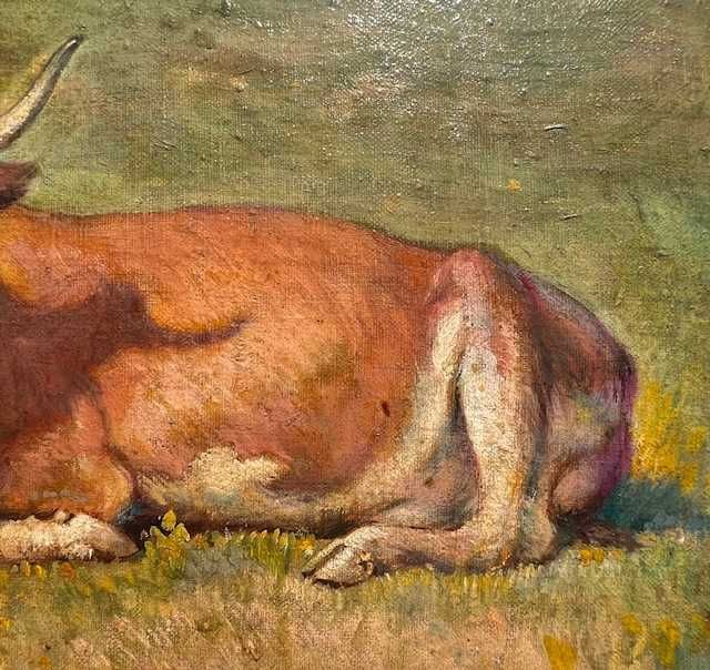 Zombory Lajos (1867-1933). Tablou Autentic, Ulei/panza, Cotat! 55X40cm