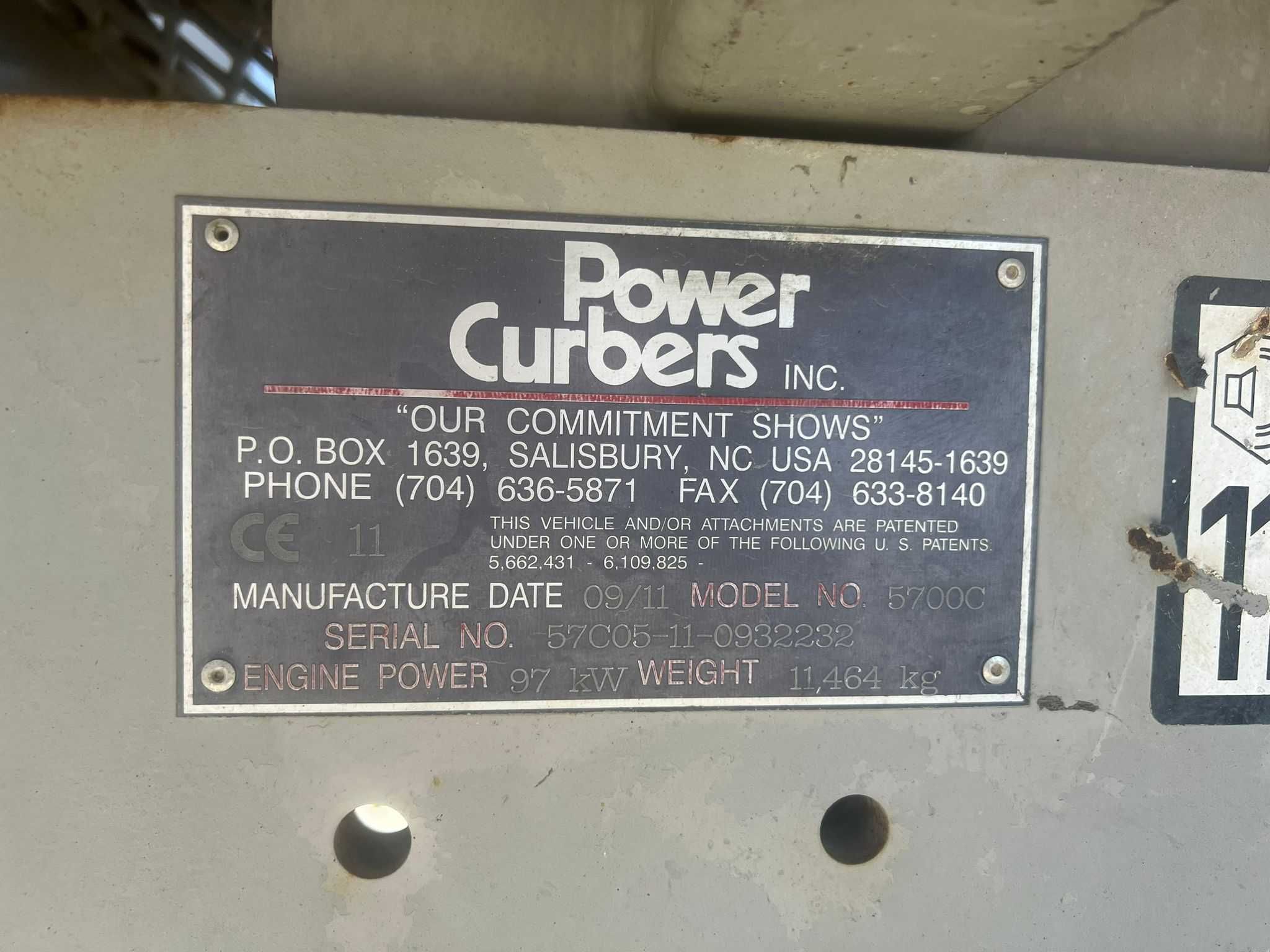 Masina turnat santuri POWER CURBER 5700C