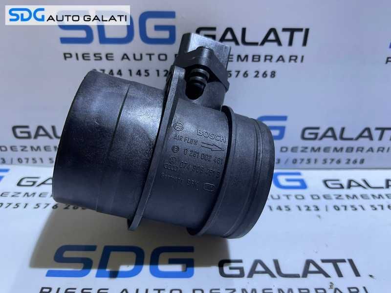 Senzor Debitmetru Aer VW Golf 5 2.0 TDI AZV BKD BMM BMN 2004 - 2008 Cod 074906461B 0281002461 [B3488]