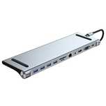 Док станция Переходник Хабы Конвертер Ноутбуки Hub iPad MacBook Type-C