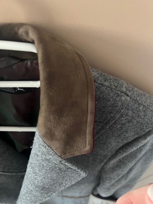 Sacou gri damă din lana