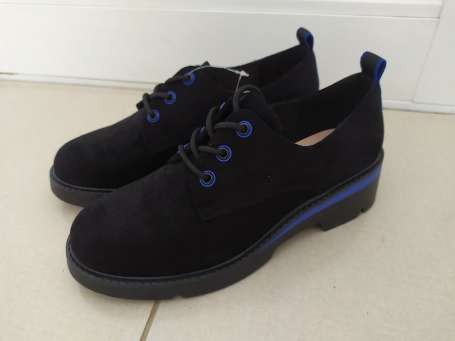 Ботинки новые, замша. Размер 38. Оплата каспий ред, qr, кредит