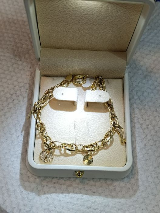 Золотое браслет, вес 4,46 Проба 585,р 19 см.