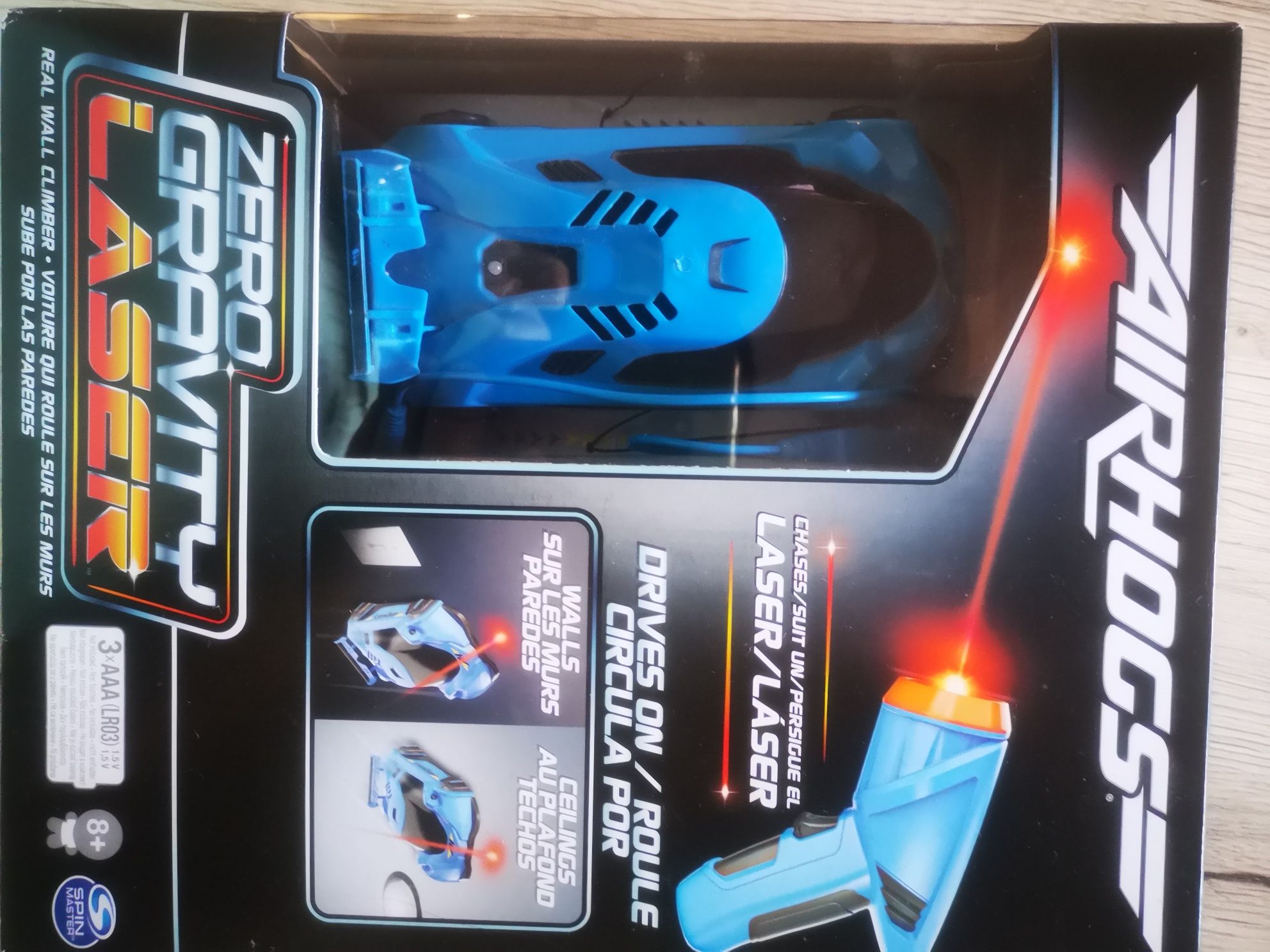 air Hogs Синя кола Lazer zero gravity