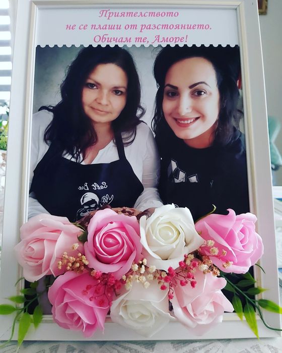 3D картини с ароматни сапунени рози