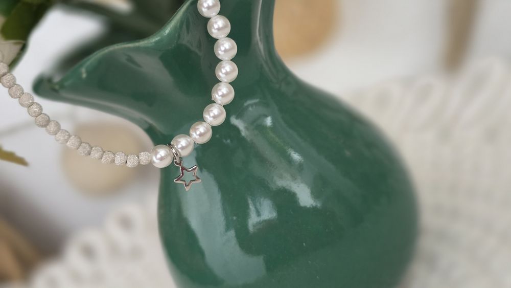 Bratara perle&argint