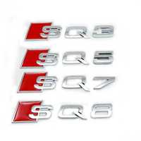 Emblema SQ3, SQ5, SQ7, SQ8 spate portbagaj Audi