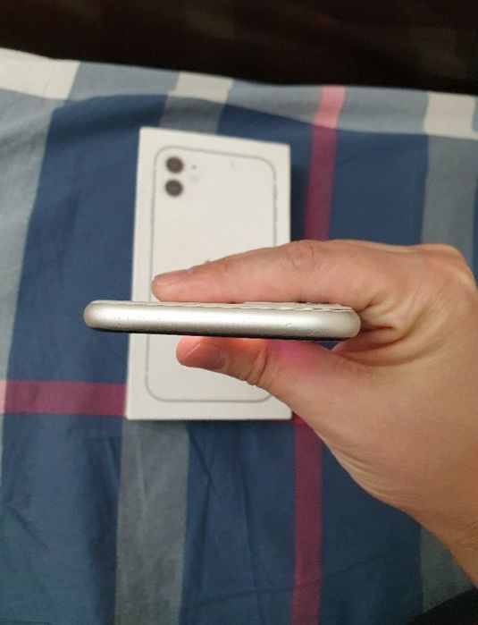 Apple Iphone 11 128GB Silver White Original Karobka Holati Ideal Zor