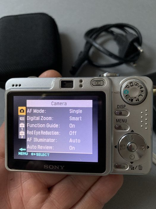 Aparat Foto Digital SONY Cyber-shot DSC-W55 Silver, Zeiss, Senzor CCC
