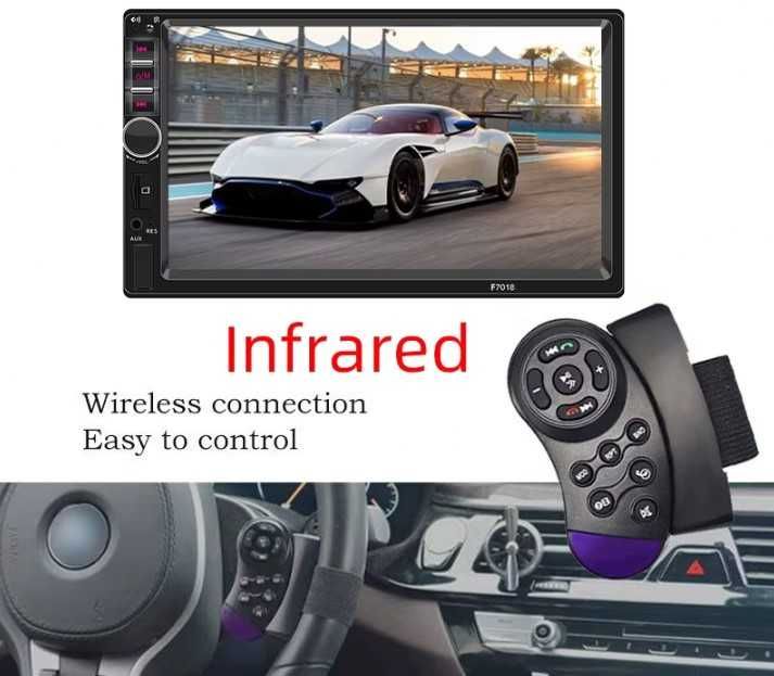 Navigatie  WAZE, PLAYER AUTO 1 DIN,  Camera Marsarier, Comenzi Volan,