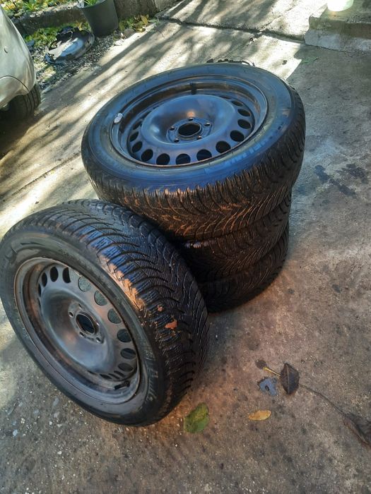 Jante, roti cu anvelope, cauciucuri  Michelin 205 55 R 16  M+S