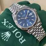 Rolex Datejust Silver Blue Luxury & Automatic 2025 Edition 41 mm