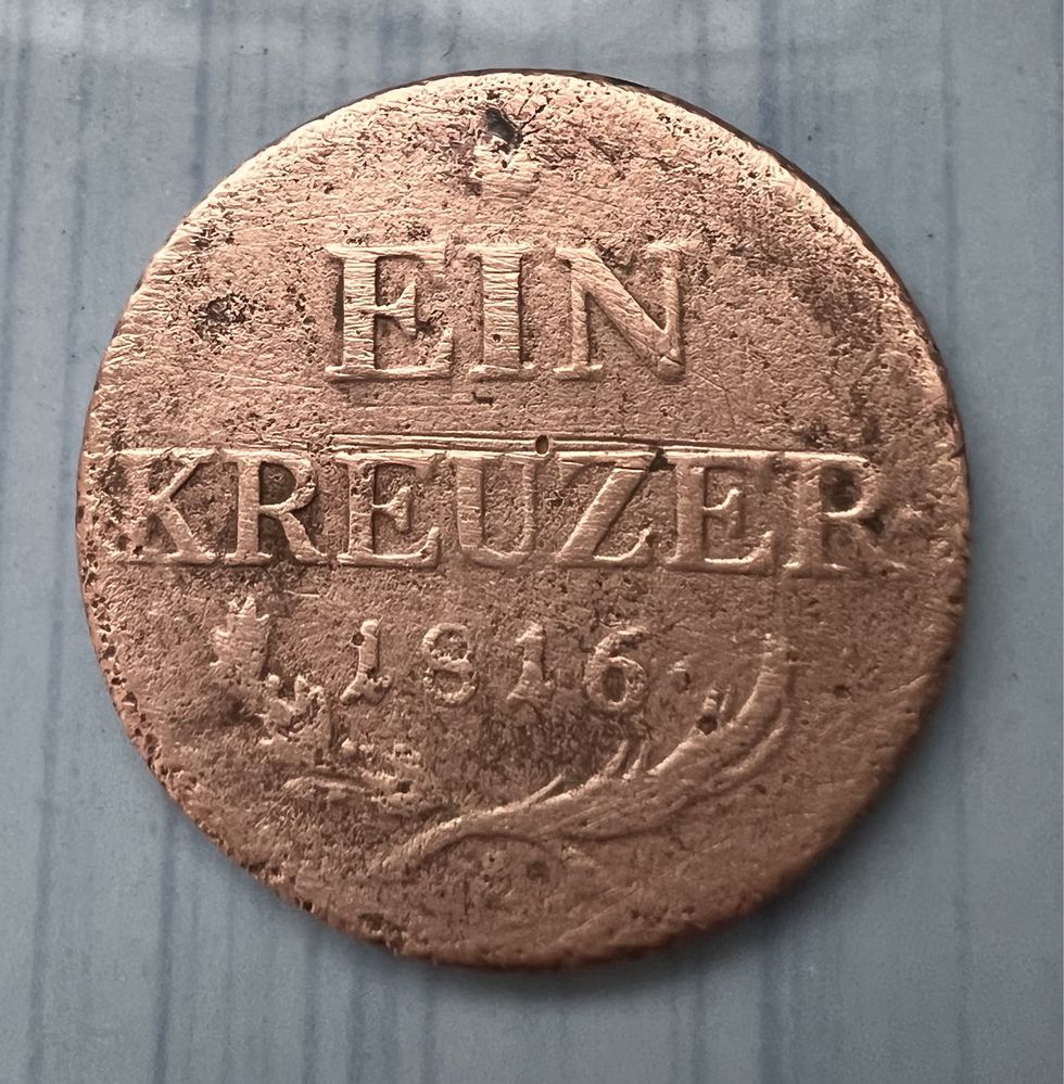 Moneda Ein Kreuzer (1916)