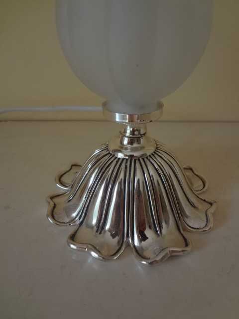 Гръцка лампа от метал и стъкло