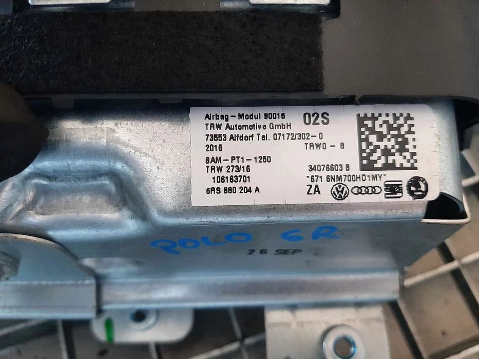 Kit plansa bord vw polo 6r cross facelift 6c0880201d 6rs880204a