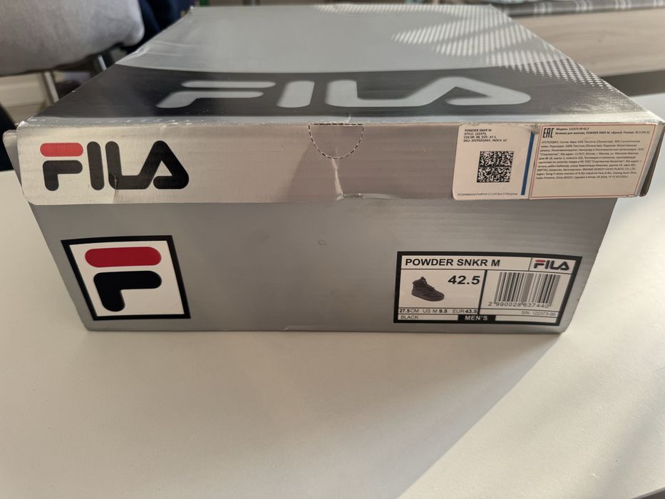 Продам зимнюю обувь Fila оригинал