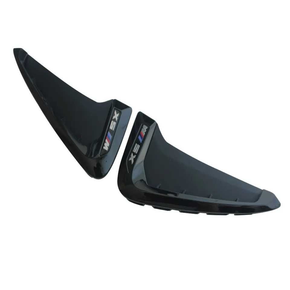 Set Extensii Ornamente Aerisiri Aripi BMW X5 F15 X5M F85 Negru Lucios