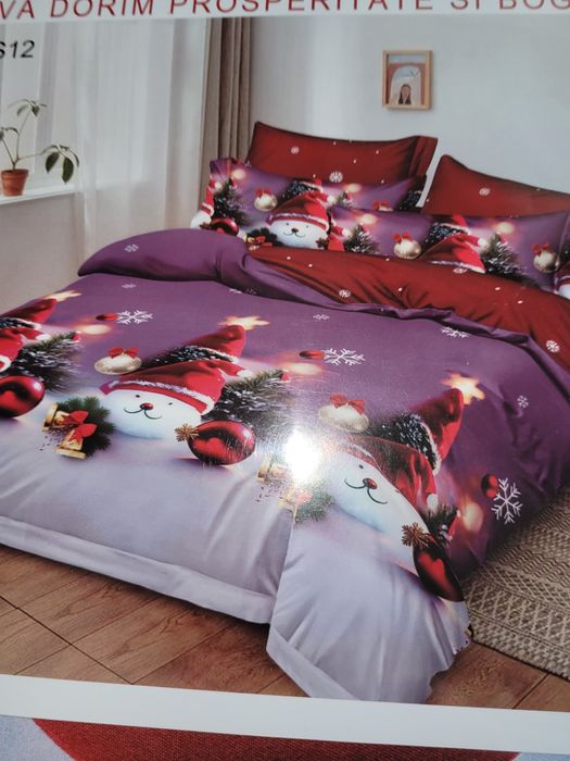 Коледно спално бельо