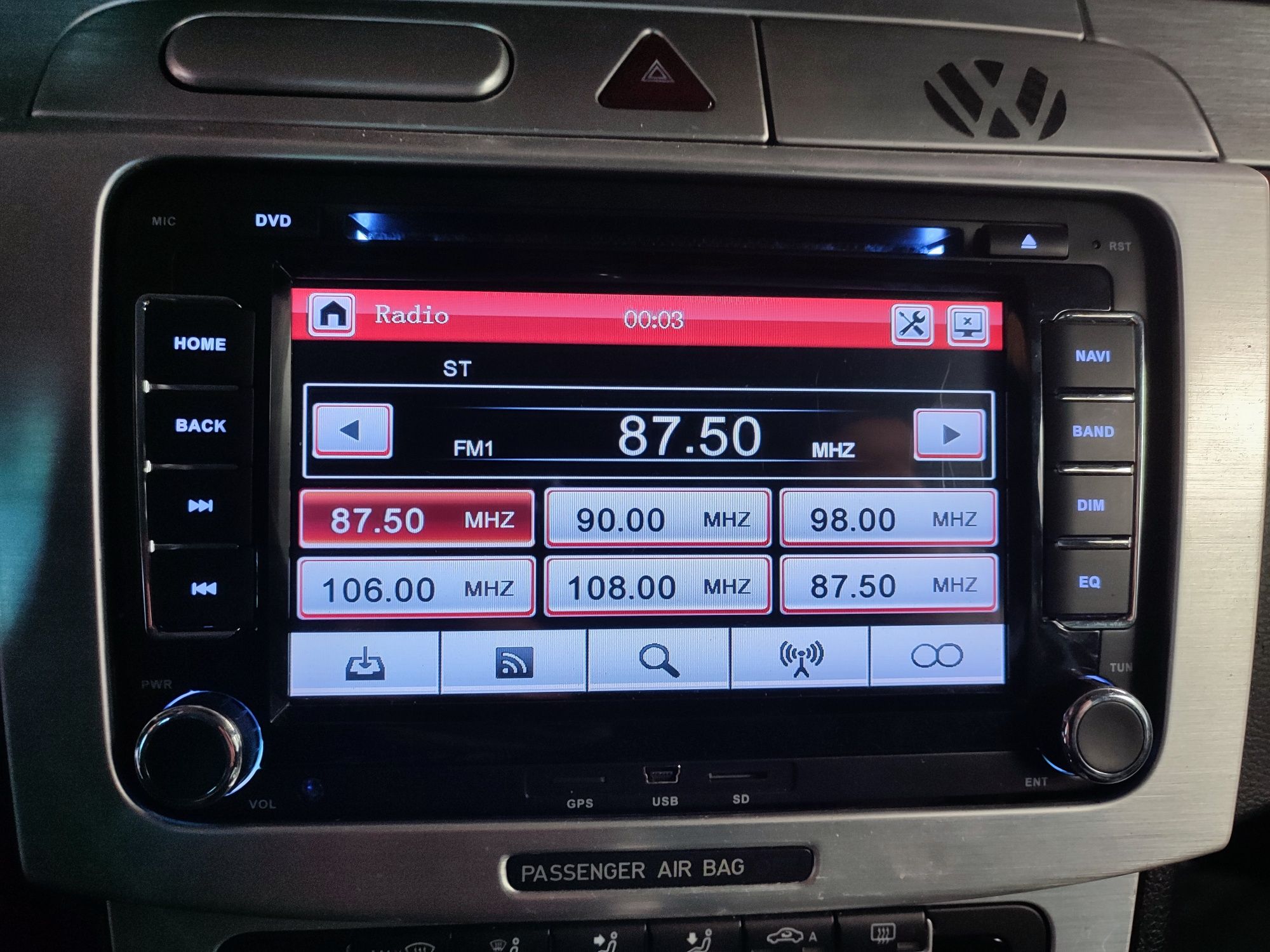 Sistem Auto Dvd android GPS Navigație Volkswagen Passat CC Jetta B6