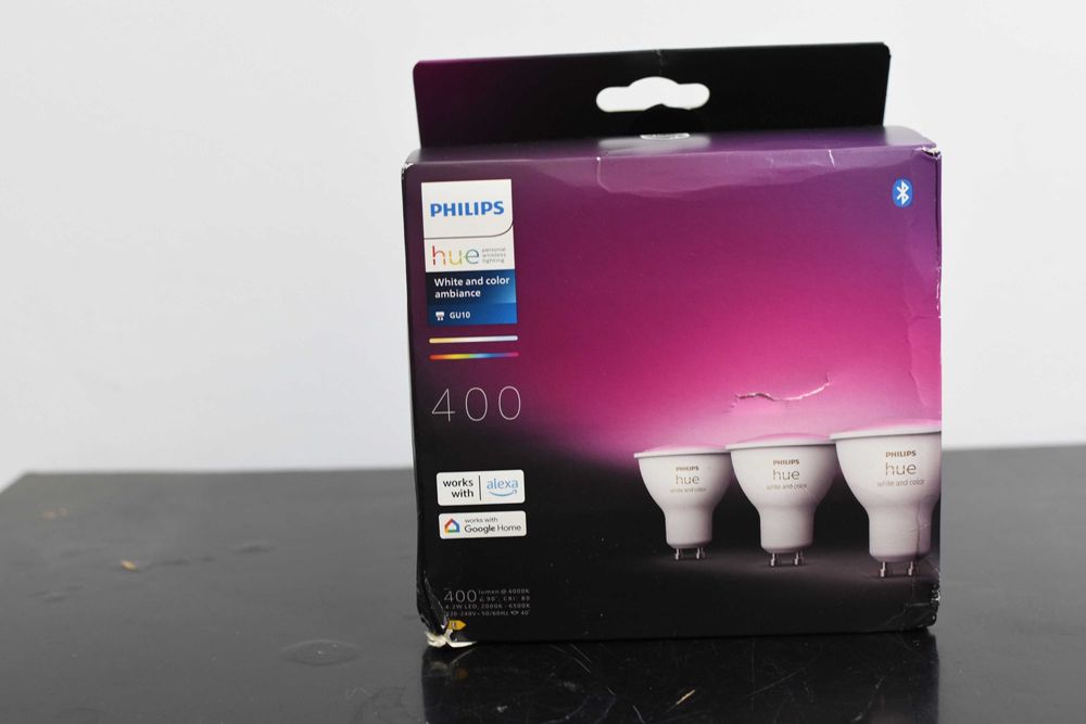 Vand SET 3x bec LED RGBW dimabil Philips Sigilat