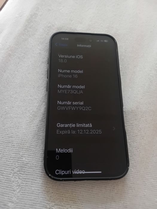Iphone16 în garantie