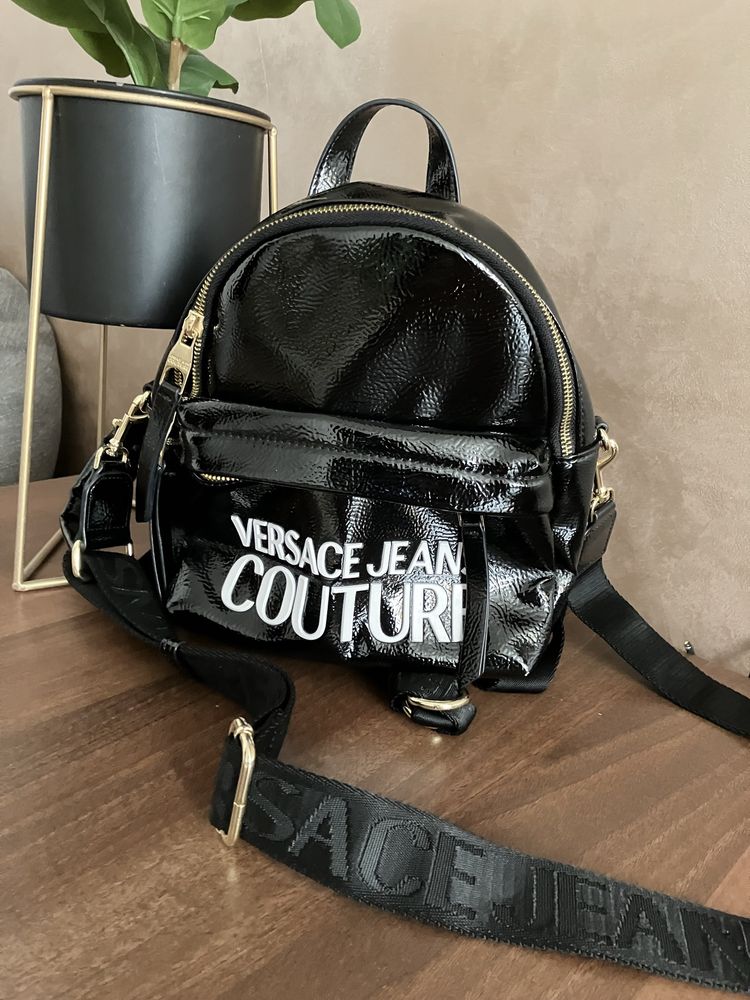 Rucsac de piele ecologica Versace Jeans Couture