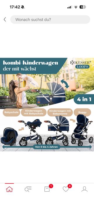 Carucior 3 in 1 nou. Desfacut pentru verificare