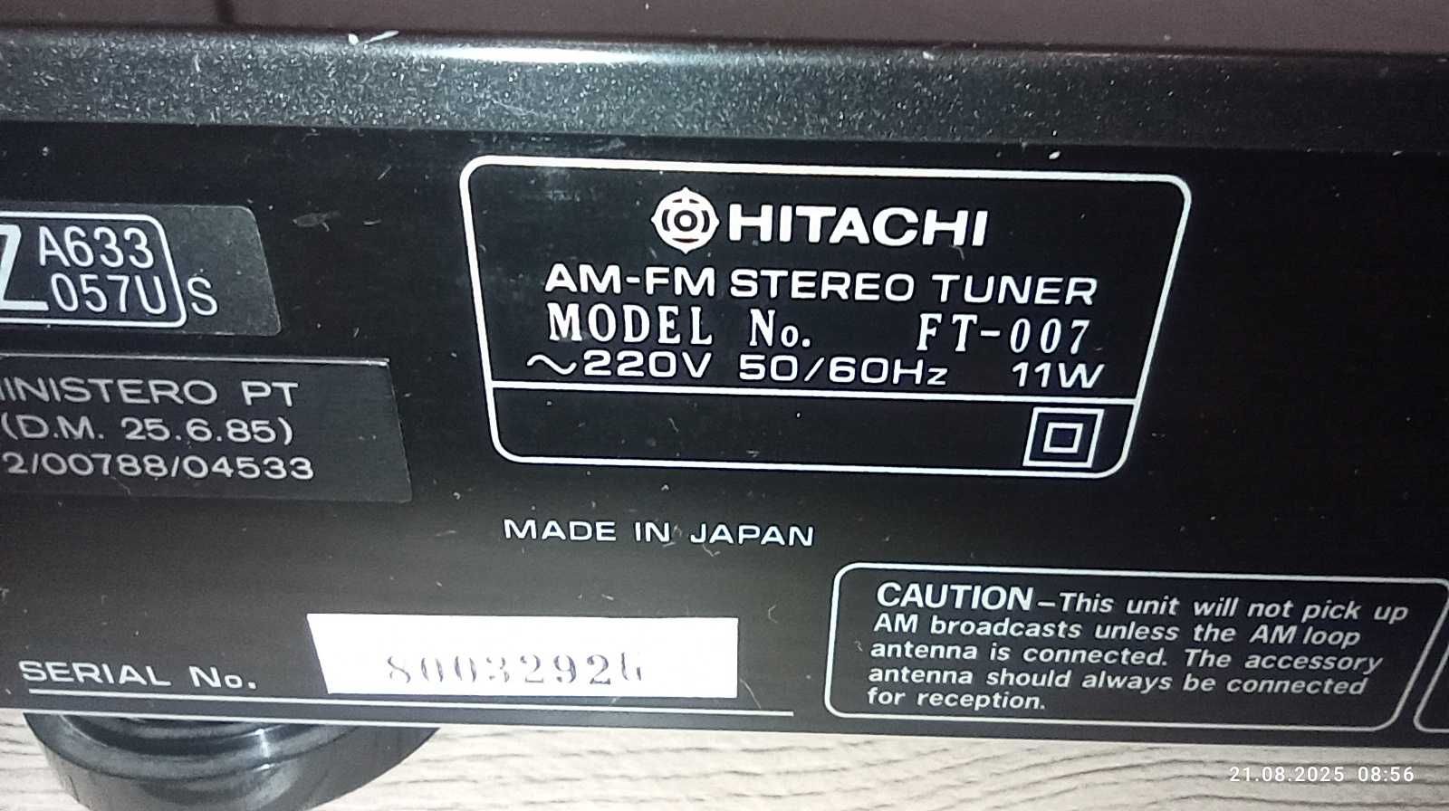 Тунер Hitachi FT-007