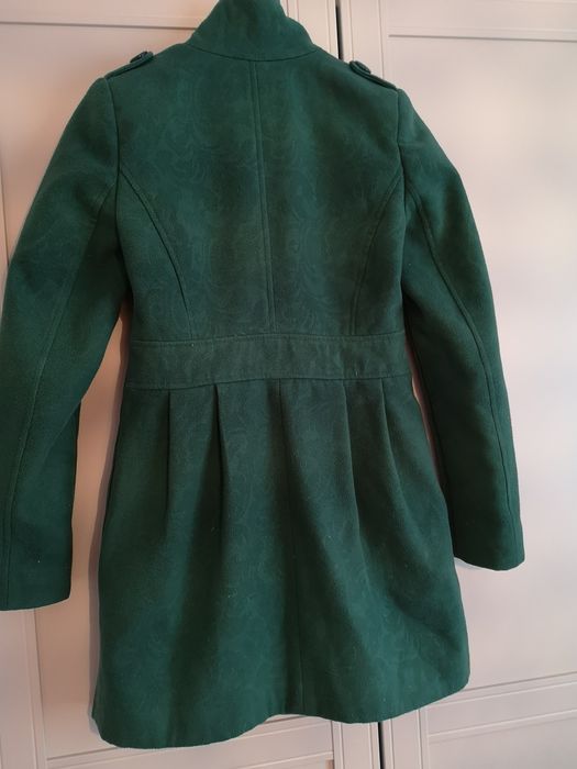 Palton Moda Alis verde, marime 34/XS