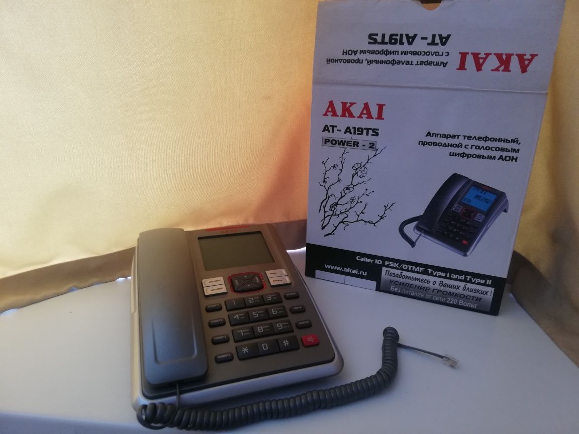 Стационарный телефон  AKAI AT-19