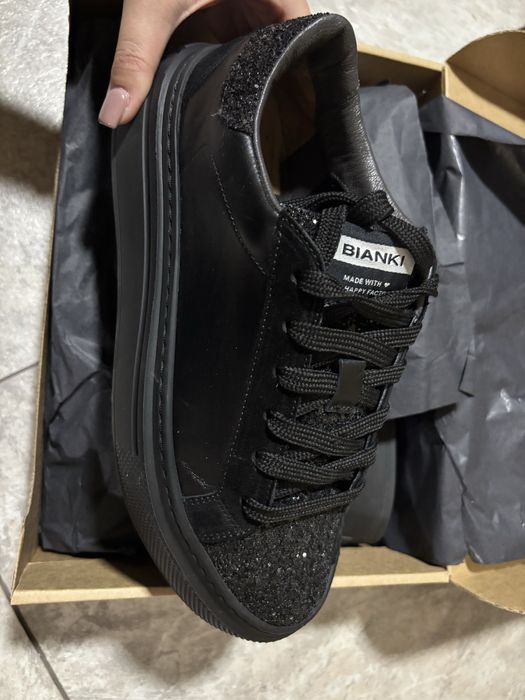 Чисто нови обувки BIANKI естествена кожа