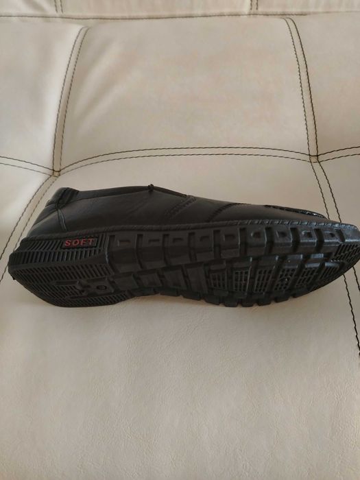 Обувки естествена кожа с дишаща подметка