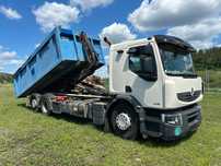 Renault Premium 430 DXI Portcontainer/ Abrollkipper Abrollkipper, Macara Hiab HookLift XR21Z59/ 21t.
